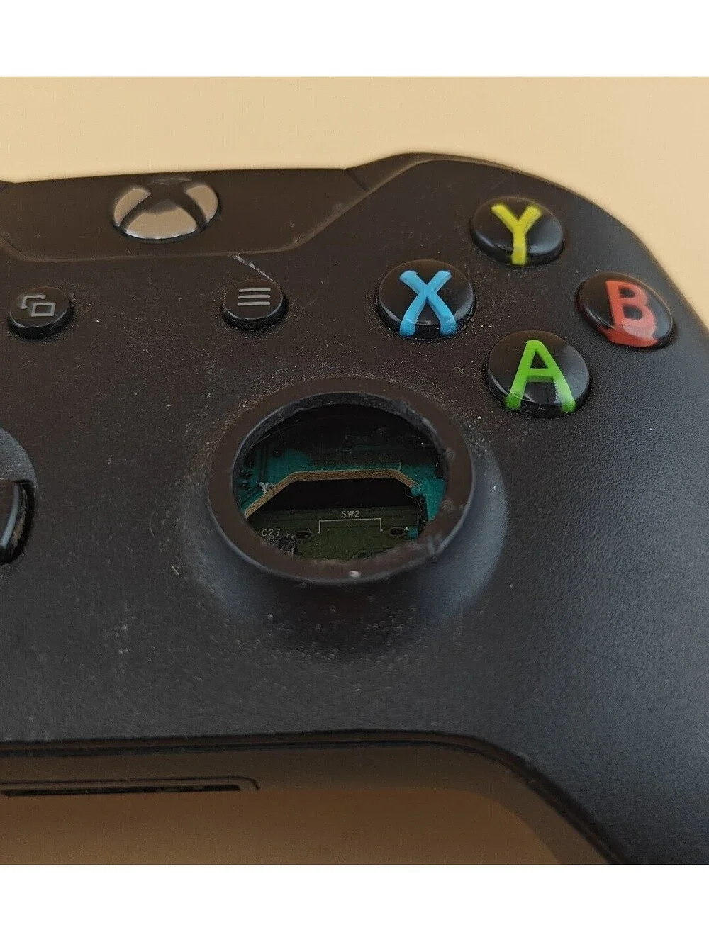 Microsoft Xbox One Wireless Controller Model 1697 Missing Joystick For Parts
